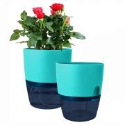 Self-Watering hydroponics Pots, for Home and Office, Pot Size: 18 * 15 Cm