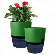 Self-Watering hydroponics Pots, for Home and Office, Pot Size: 18 * 15 Cm