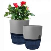 Self-Watering hydroponics Pots, for Home and Office, Pot Size: 18 * 15 Cm