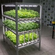96 Plant Indoor Hydroponic System with Aluminum Structure