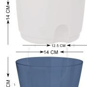 Self-Watering Hydroponic Pots-18x15cm Home-Office