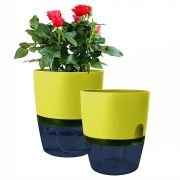 Self-Watering hydroponics Pots, for Home and Office, Pot Size: 18 * 15 Cm