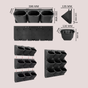 Hydroponics Vertical Wall Garden by INHYDRO – Compact, Eco-Friendly Urban Farming System