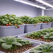 16 Dutch Bucket Indoor Vertical Hydroponics System with Aluminium Structure