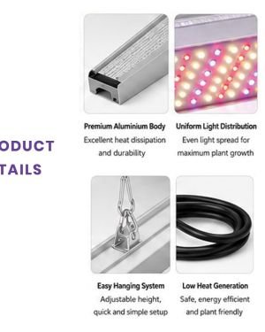 150W LED Grow Light Panel for Hydroponics