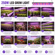 150W LED Grow Light Panel for Hydroponics