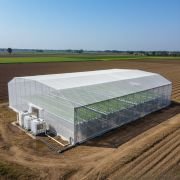 INHYDRO Cable Purlin Shade Net House | Low-Cost & MIDH Subsidy Ready