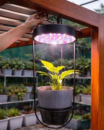INHYDRO 15W FULL SPECTRUM LED GROW LIGHT (CIRCULAR) – INDOOR PLANTS & HYDROPONICS