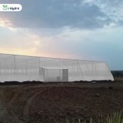 Inhydro Flat  Roof Shape Shade Net House (NHB & MIDH Compliant)