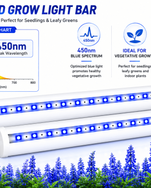 INHYDRO T5 – Custom LED Grow Light – Blue ( Set of 2 )