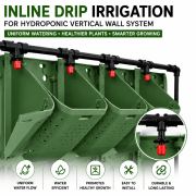 Hydroponics Vertical Wall Inline– Compact, Eco-Friendly Urban Farming
