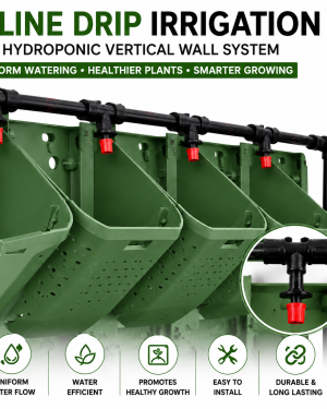 Hydroponics Vertical Wall Inline– Compact, Eco-Friendly Urban Farming